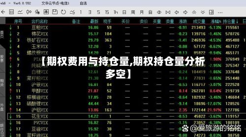 【期权费用与持仓量,期权持仓量分析多空】