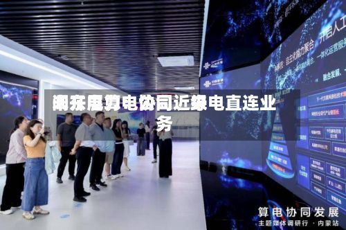 闽东电力：公司近来未开展算电协同、绿电直连业务