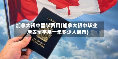 加拿大初中留学费用(加拿大初中毕业后去留学用一年多少人民币)-第2张图片