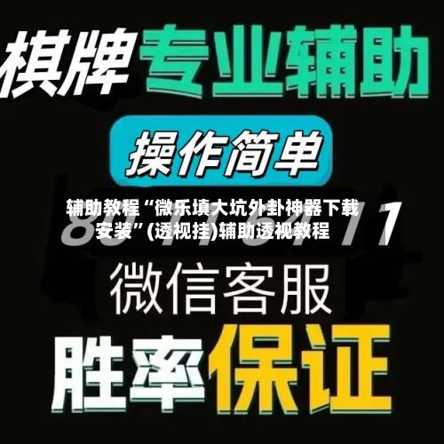 辅助教程“微乐填大坑外卦神器下载安装	”(透视挂)辅助透视教程-第2张图片