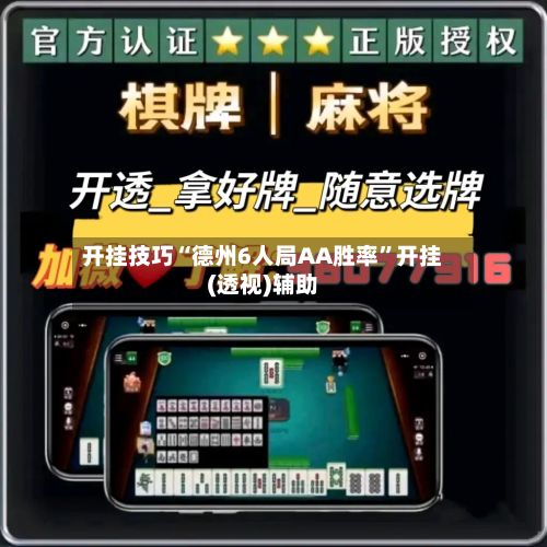 开挂技巧“德州6人局AA胜率”开挂(透视)辅助-第2张图片