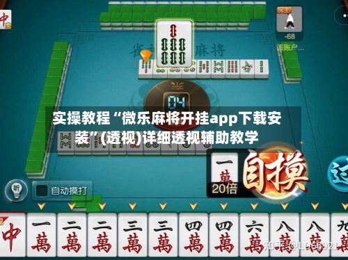 实操教程“微乐麻将开挂app下载安装	”(透视)详细透视辅助教学-第2张图片