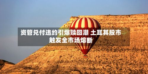 资管兑付违约引爆赎回潮 土耳其股市触发全市场熔断-第3张图片