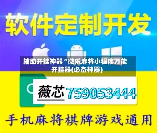 辅助开挂神器“微乐麻将小程序万能开挂器(必备神器)-第2张图片