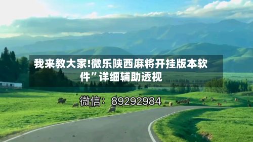 我来教大家!微乐陕西麻将开挂版本软件”详细辅助透视-第2张图片