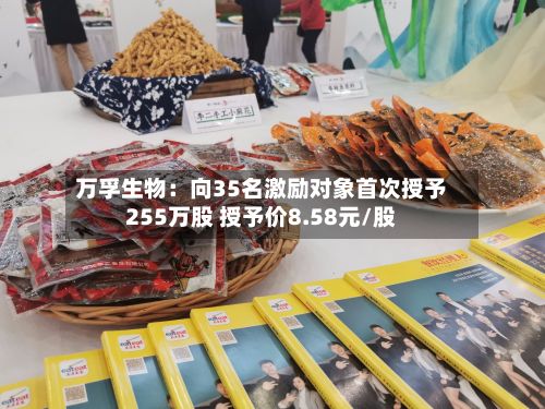 万孚生物：向35名激励对象首次授予255万股 授予价8.58元/股