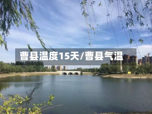 曹县温度15天/曹县气温-第3张图片