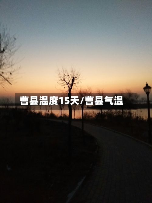 曹县温度15天/曹县气温
