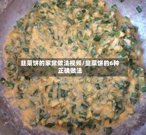 韭菜饼的家常做法视频/韭菜饼的6种正确做法-第2张图片