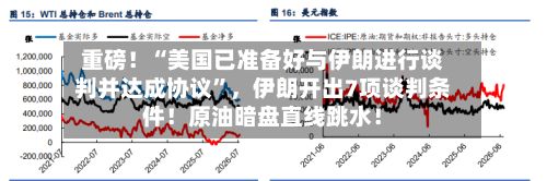 重磅！“美国已准备好与伊朗进行谈判并达成协议”，伊朗开出7项谈判条件！原油暗盘直线跳水！-第2张图片