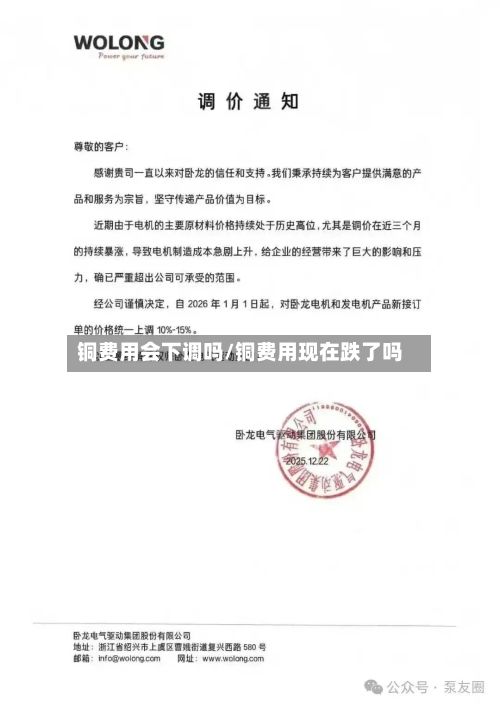 铜费用会下调吗/铜费用现在跌了吗