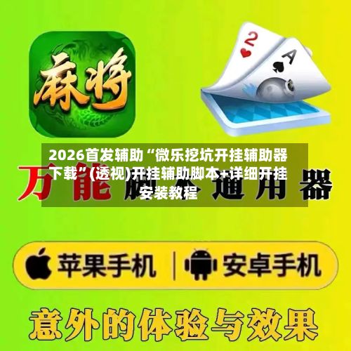 2026首发辅助“微乐挖坑开挂辅助器下载”(透视)开挂辅助脚本+详细开挂安装教程-第3张图片