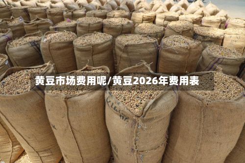 黄豆市场费用呢/黄豆2026年费用表-第3张图片