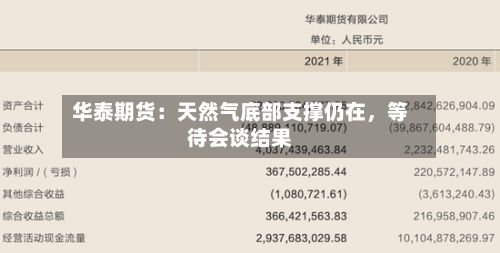 华泰期货：天然气底部支撑仍在，等待会谈结果-第1张图片
