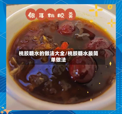 桃胶糖水的做法大全/桃胶糖水最简单做法
