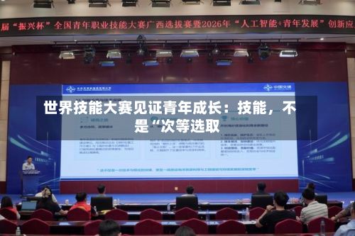 世界技能大赛见证青年成长：技能，不是“次等选取”-第2张图片