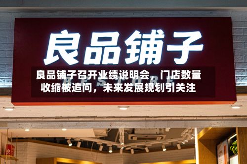 良品铺子召开业绩说明会，门店数量收缩被追问	，未来发展规划引关注-第1张图片
