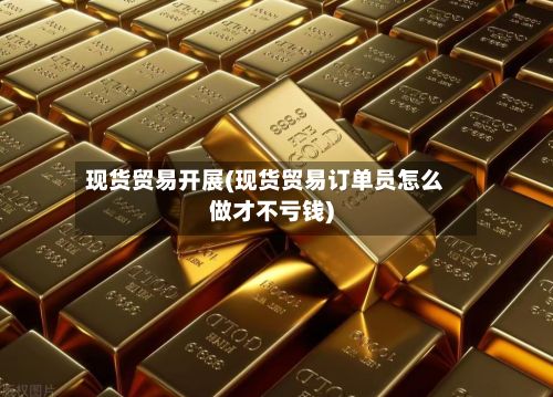 现货贸易开展(现货贸易订单员怎么做才不亏钱)-第2张图片