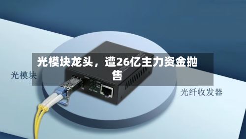 光模块龙头	，遭26亿主力资金抛售-第2张图片