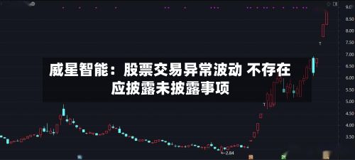 威星智能：股票交易异常波动 不存在应披露未披露事项-第1张图片