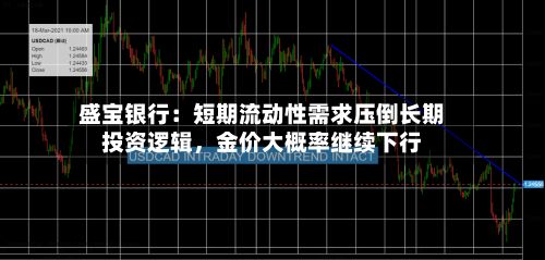 盛宝银行：短期流动性需求压倒长期投资逻辑	，金价大概率继续下行-第2张图片
