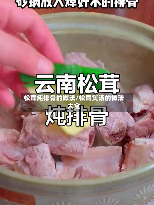 松茸炖排骨的做法/松茸煲汤的做法大全-第3张图片