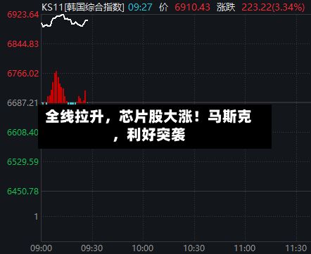全线拉升，芯片股大涨！马斯克	，利好突袭-第2张图片