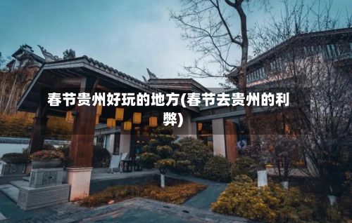 春节贵州好玩的地方(春节去贵州的利弊)