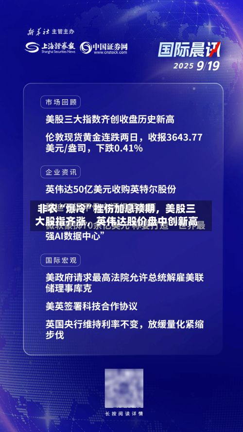 非农“爆冷”挫伤加息预期	，美股三大股指齐涨，英伟达股价盘中创新高-第2张图片