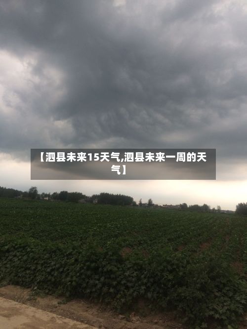 【泗县未来15天气,泗县未来一周的天气】-第2张图片