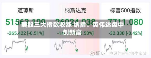 美股三大指数收涨 纳指	、英伟达盘中创新高-第2张图片