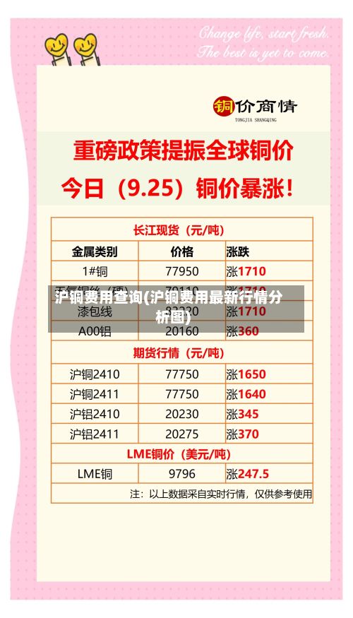 沪铜费用查询(沪铜费用最新行情分析图)-第2张图片