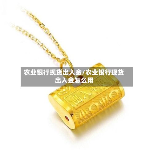 农业银行现货出入金/农业银行现货出入金怎么用