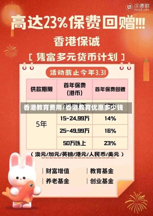 香港教育费用/香港教育优惠多少钱