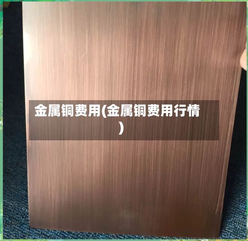 金属铜费用(金属铜费用行情)-第2张图片
