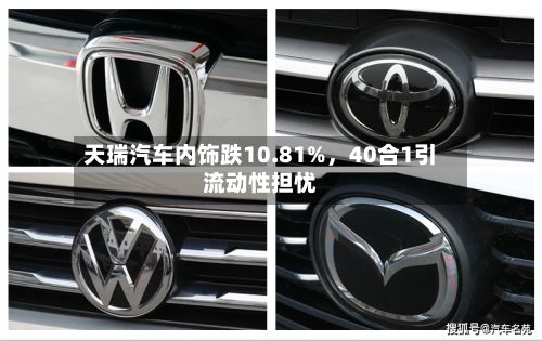 天瑞汽车内饰跌10.81%，40合1引流动性担忧-第2张图片