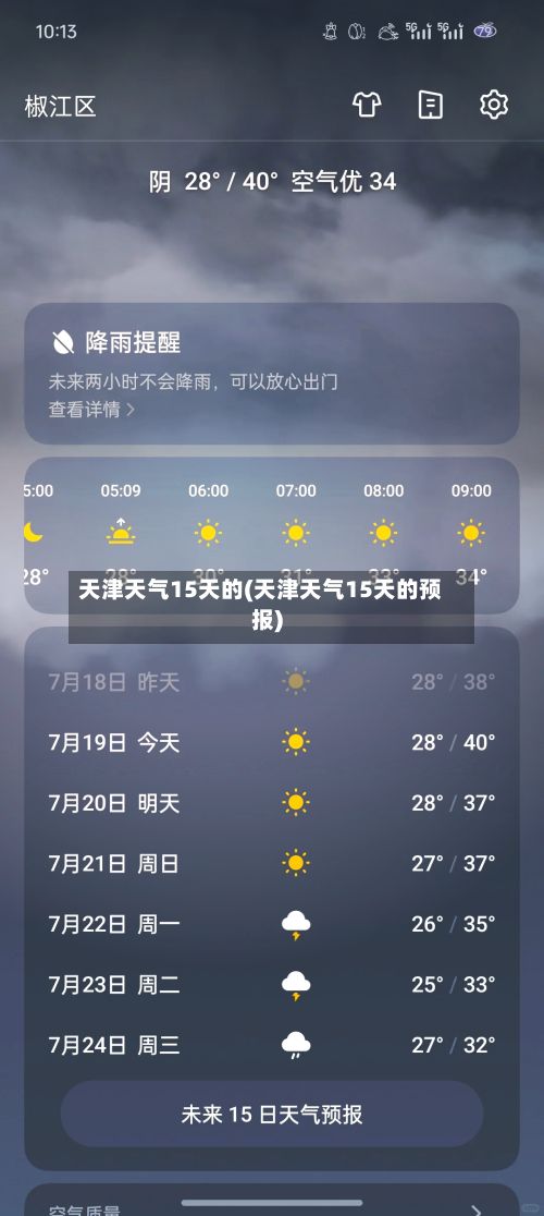 天津天气15天的(天津天气15天的预报)-第2张图片