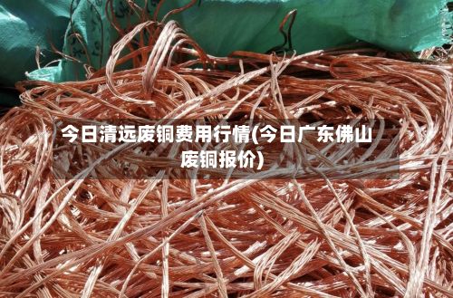 今日清远废铜费用行情(今日广东佛山废铜报价)-第2张图片