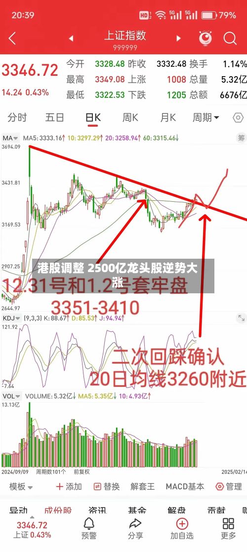 港股调整 2500亿龙头股逆势大涨-第2张图片