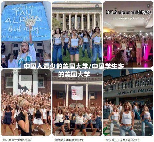 中国人最少的美国大学/中国学生多的美国大学