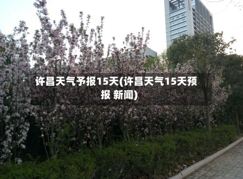 许昌天气予报15天(许昌天气15天预报 新闻)-第3张图片