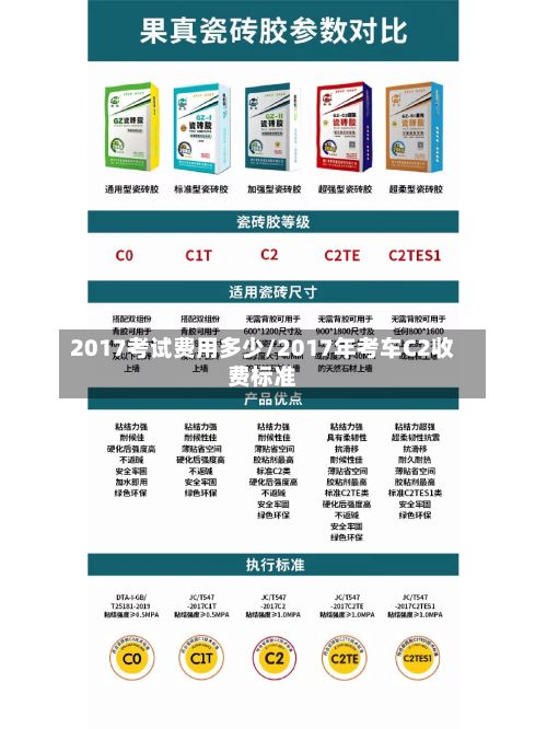 2017考试费用多少/2017年考车C2收费标准-第3张图片