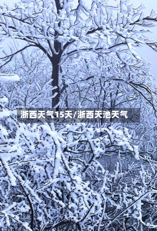 浙西天气15天/浙西天池天气