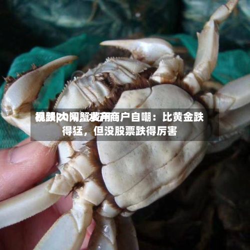 视频|大闸蟹费用暴跌20%，水产商户自嘲：比黄金跌得猛，但没股票跌得厉害-第2张图片