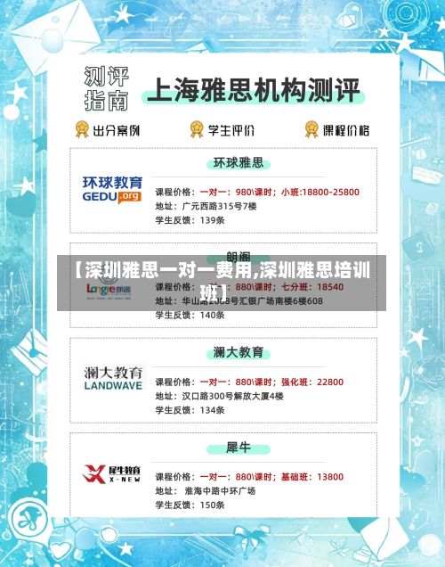 【深圳雅思一对一费用,深圳雅思培训班】