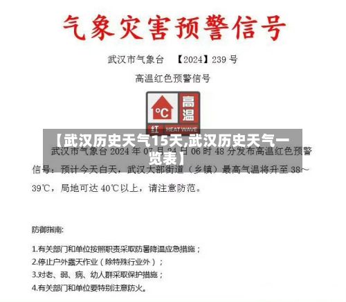 【武汉历史天气15天,武汉历史天气一览表】-第2张图片
