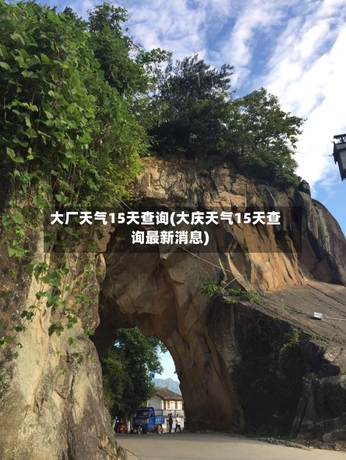 大厂天气15天查询(大庆天气15天查询最新消息)-第2张图片