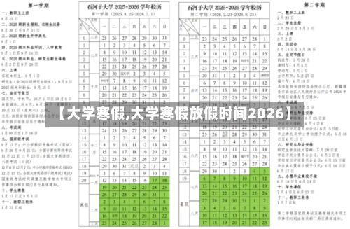 【大学寒假,大学寒假放假时间2026】-第2张图片