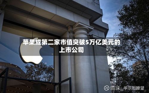 苹果成第二家市值突破5万亿美元的上市公司-第1张图片
