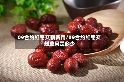 09合约红枣交割费用/09合约红枣交割费用是多少